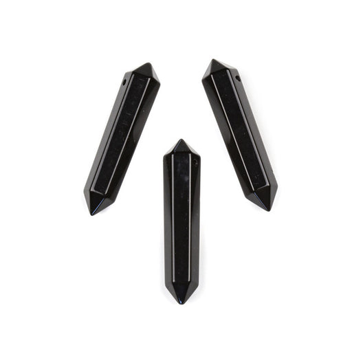 8mm x 40mm ONYX Double Terminated Point (Top Drilled)