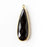 11mm x 35mm ONYX  Long Drop with Gold Plated Frame
