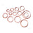 18swg (1.2mm) 5/32in. (4.1mm) ID 3.4AR Copper Jump Rings