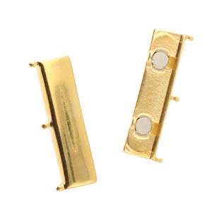 Axos III - Delica Magnetic Clasp - 24kt. Gold Plate