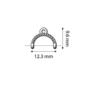 Skaloti II - Delica Bead Ending - Antique Silver Plate