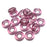Czech  9mm OD Pressed Glass Rings - Amethyst