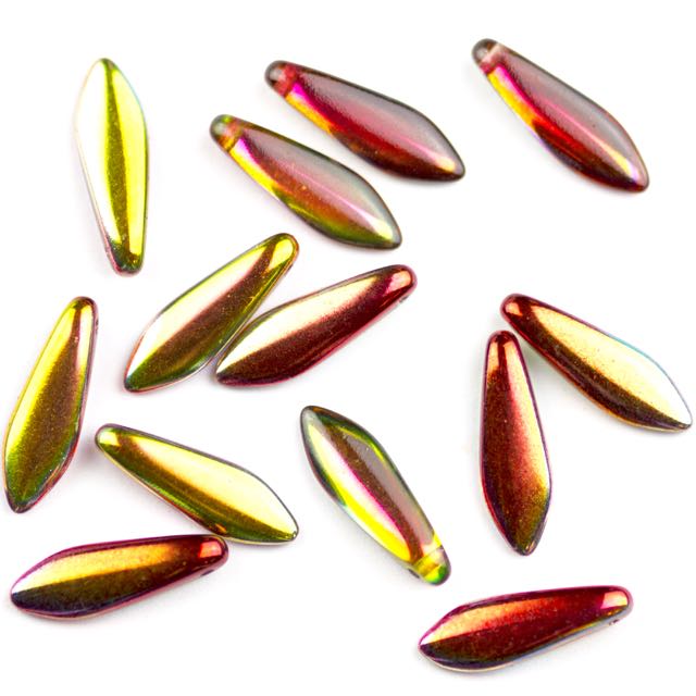 5mm x 16mm DAGGER Bead - Crystal Magic Apple