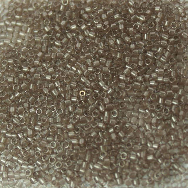 5 Grams of 11/0 Miyuki DELICA Beads - Transparent Taupe