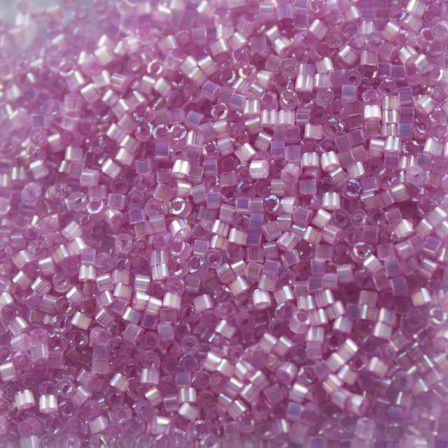 11/0 Miyuki DELICA Beads - Silk Inside Dyed Orchid AB
