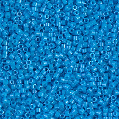 11/0 Miyuki DELICA Bead Pack - Dyed Opaque Dark Turquoise Blue