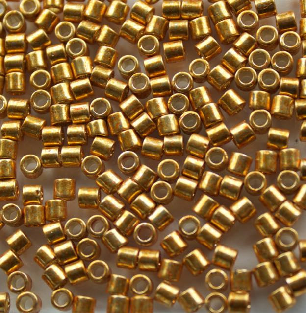 8/0 Miyuki DELICA Beads - Galvanized Yellow Gold