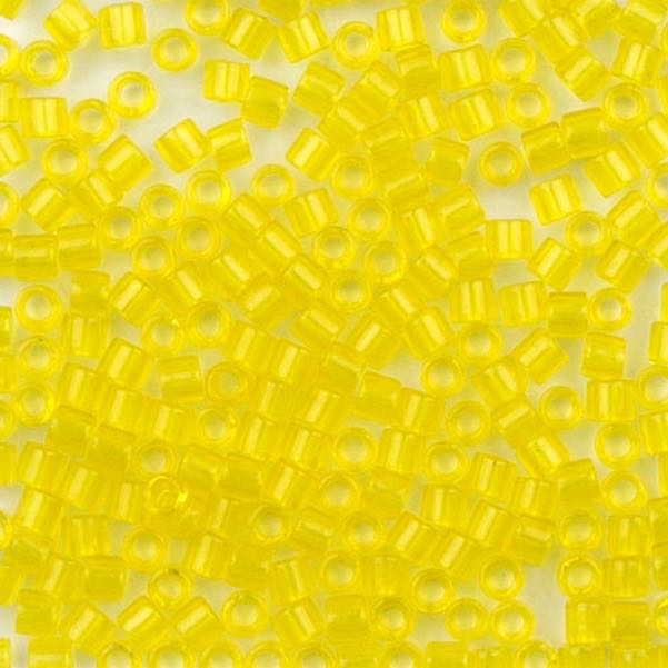 8/0 Miyuki DELICA Beads - Transparent Yellow