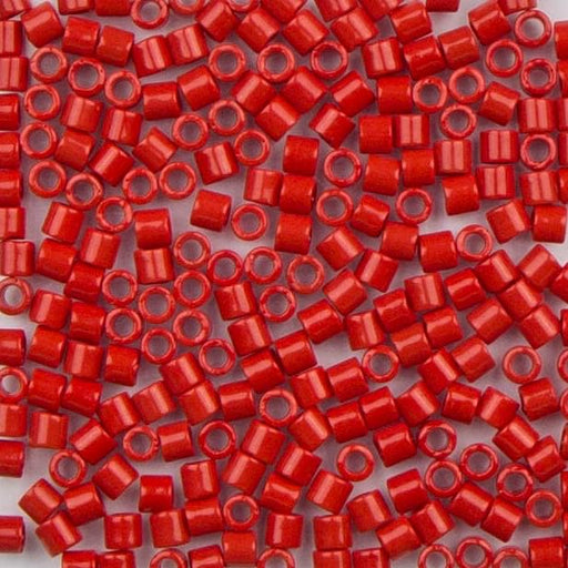 8/0 Miyuki DELICA Beads - Opaque Red