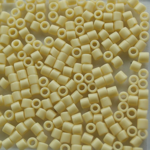 8/0 Miyuki DELICA Beads - Opaque Dark Cream