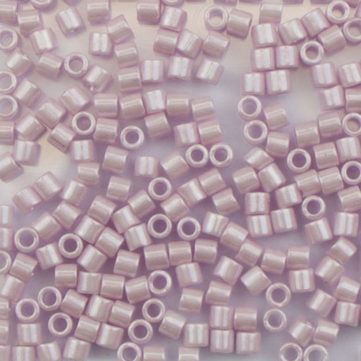 8/0 Miyuki DELICA Beads - Opaque Pale Rose Ceylon