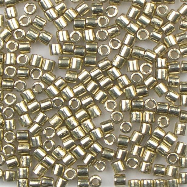 8/0 Miyuki DELICA Beads - Duracoat Galvanized Silver