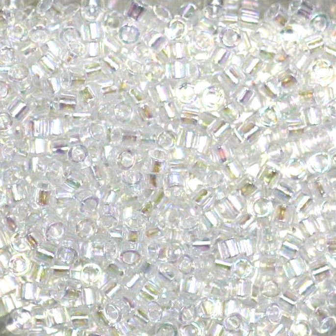 10/0 Miyuki DELICA Beads - Crystal AB
