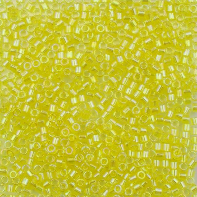 10/0 Miyuki DELICA Beads - Transparent Yellow AB