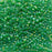 10/0 Miyuki DELICA Beads - Matte Transparent Green AB