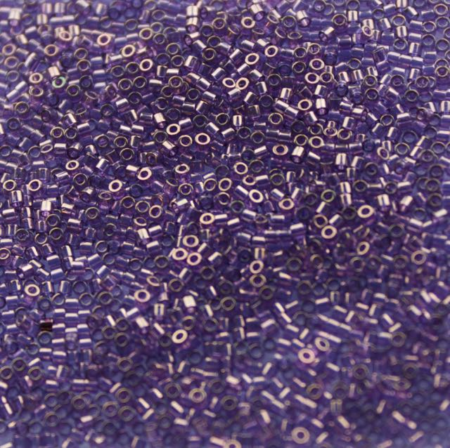15/0 Miyuki DELICA Beads - Violet Gold Luster