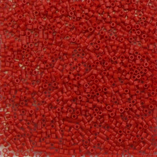 15/0 Miyuki DELICA Beads - Opaque Dark Cranberry