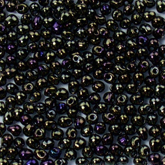 Miyuki 3.4mm DROP Bead - Metallic Brown Iris