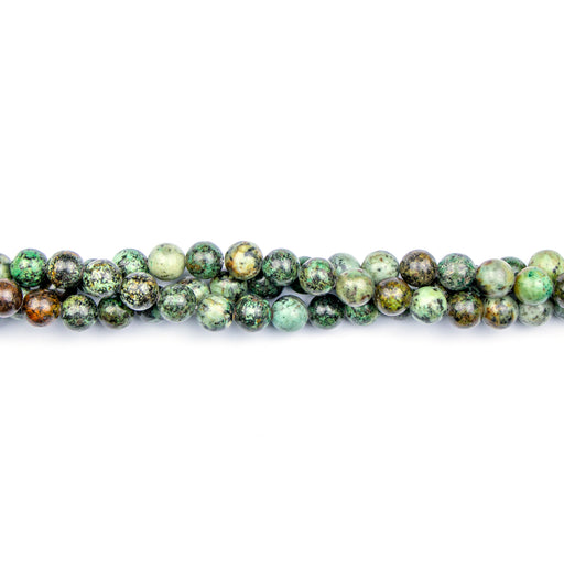 10mm Round AFRICAN TURQUOISE - 16 inch Strand