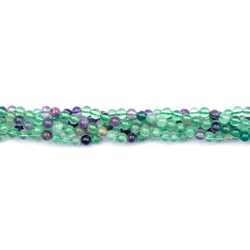 6mm Round FLUORITE - 16 inch Strand