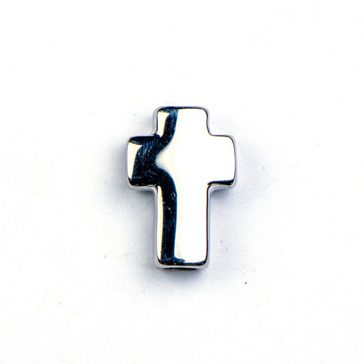 14mm x 10mm Cross Bead - Stainless Steel