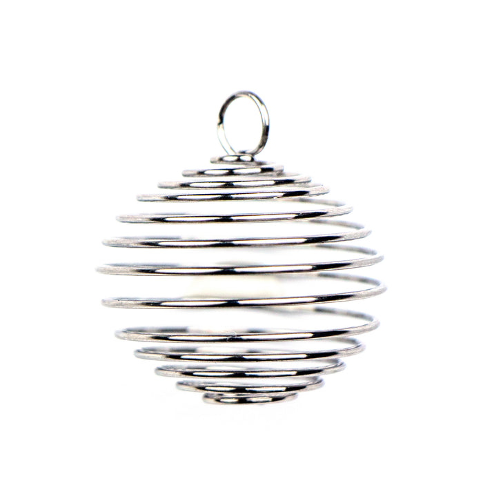 Small Gemstone Cage - Stainless Steel — That Bead Lady