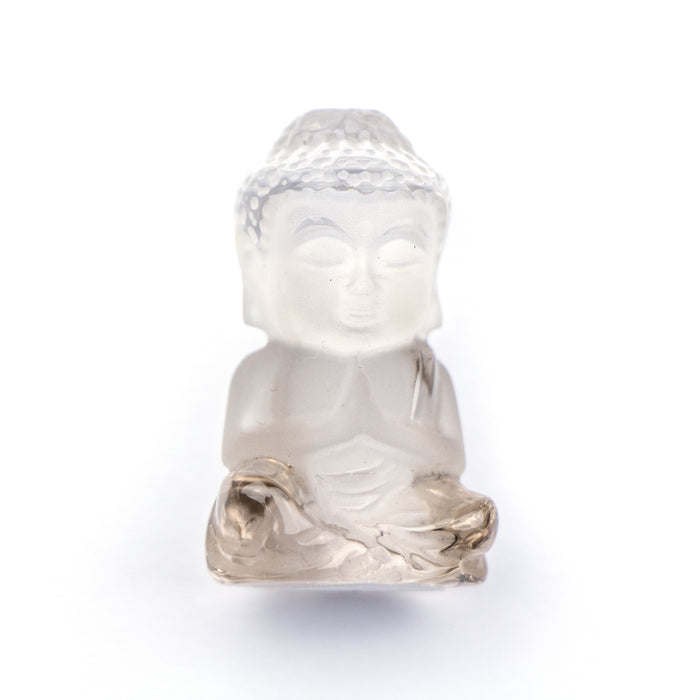 Seated Buddha Specimen - Quartz