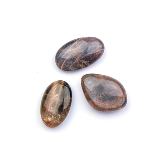 Flat Tumbled Specimen - Brown Moonstone