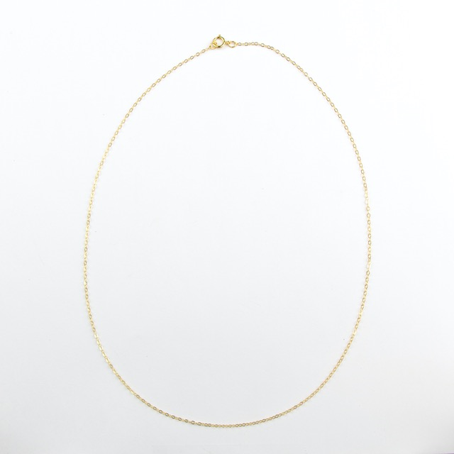 18" Gold Filled Finished Fine Flat Cable Chain
