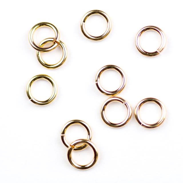 Gold Filled 18ga. .039/6mm OD Jump Ring - Open