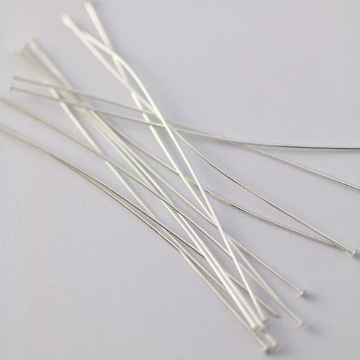 HEAD Pins - 2in. 24ga. (50pcs.) - Silver Plate
