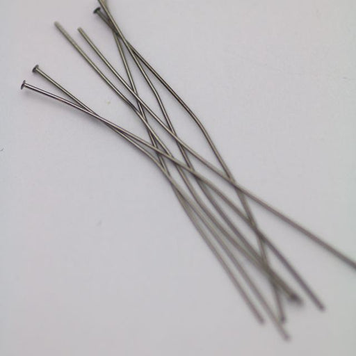 HEAD Pins - 2 in. 24ga. (50pcs.) - Gunmetal Plate