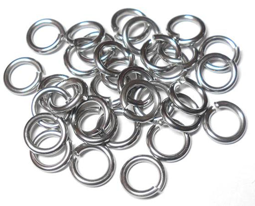 Sterling Silver Round Click & Lock Jump Rings