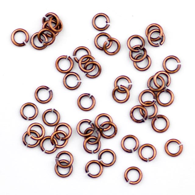 3mm 22 gauge Jump Ring -  Antique Copper