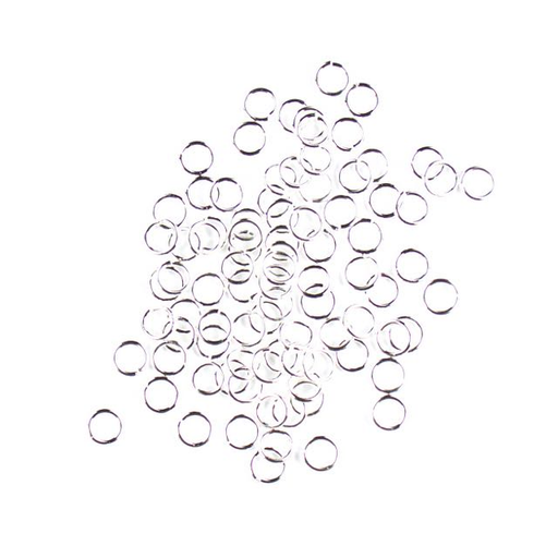 6mm 21g Open Jump Rings - Silver