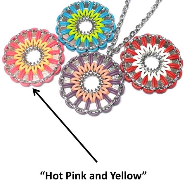 HyperLynks Daisy Medallion Kit - Hot Pink and Yellow