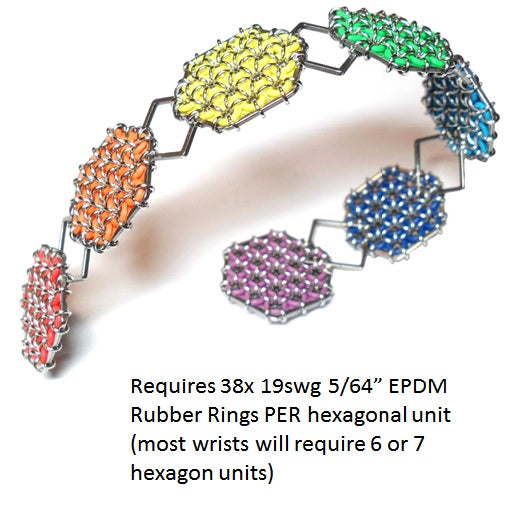 HyperLynks Hexmaille Bracelet Kit - excludes required EPDM rubber rings