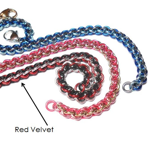 HyperLynks Anodized Aluminum JPL Bracelet Kit - Red Velvet
