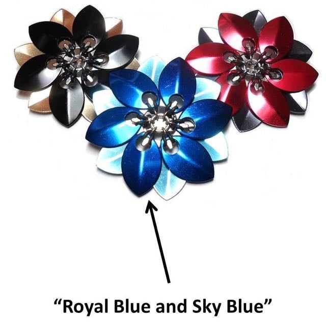 HyperLynks Scale Blossom Kit -  Sky Blue and Royal Blue