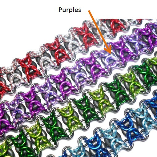 HyperLynks Hourglass Bracelet Kit (Purples)
