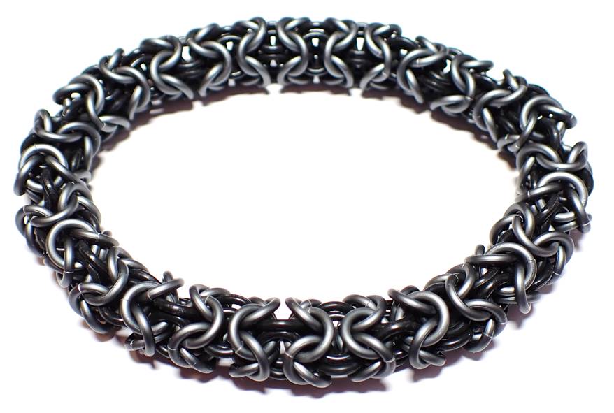 HyperLynks Stretchy Turkish Round Bracelet Kit - Slate and Black