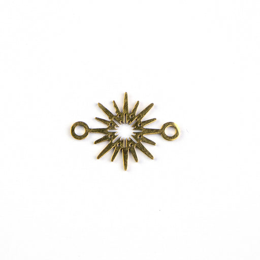 15mm x 20mm Starburst Link - Gold Plated Stainless Steel
