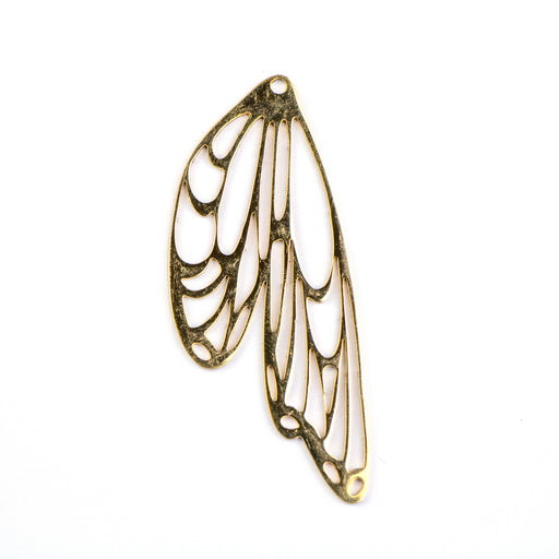 20mm x 49mm Butterfly Wing Pendant - Gold Plated Stainless Steel