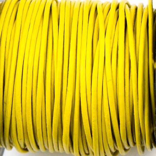 1mm Indian Leather - Yellow