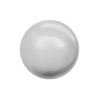 Crystal Brilliance 3mm Round Pearls - Light Grey