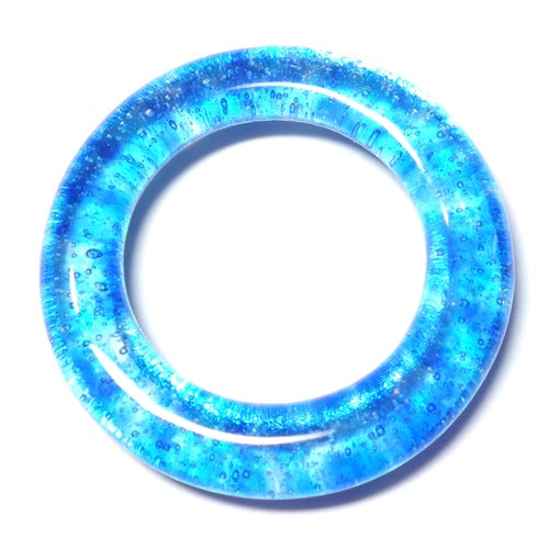LovelyLynks Large (approx. 45mm diameter) Glass Circles - Electricity