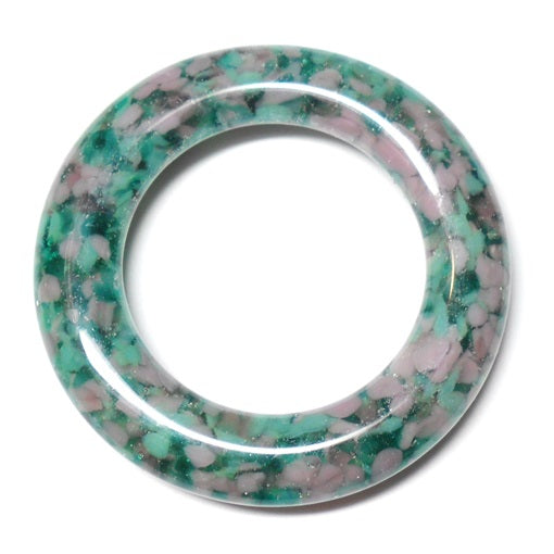 LovelyLynks Large (approx. 45mm diameter) Glass Circles - Wisteria