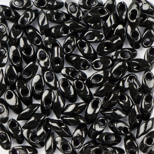 Miyuki 4mm x 7mm Long MAGATAMA Beads - Black