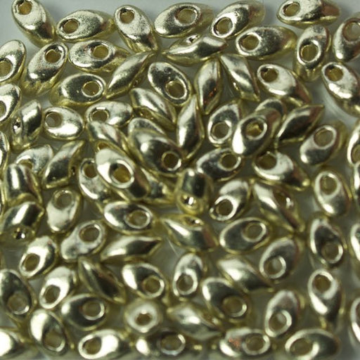 Miyuki 4mm x 7mm Long MAGATAMA Beads - Duracoat Galvanized Silver
