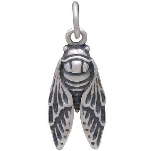 Cicada Charm - Sterling Silver
